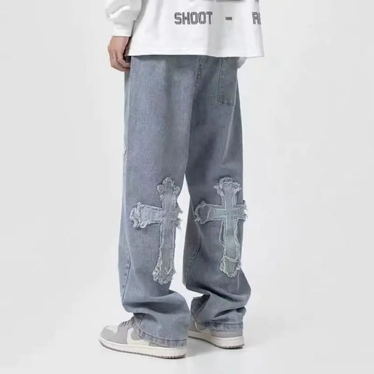 Men Streetwear Baggy Jeans